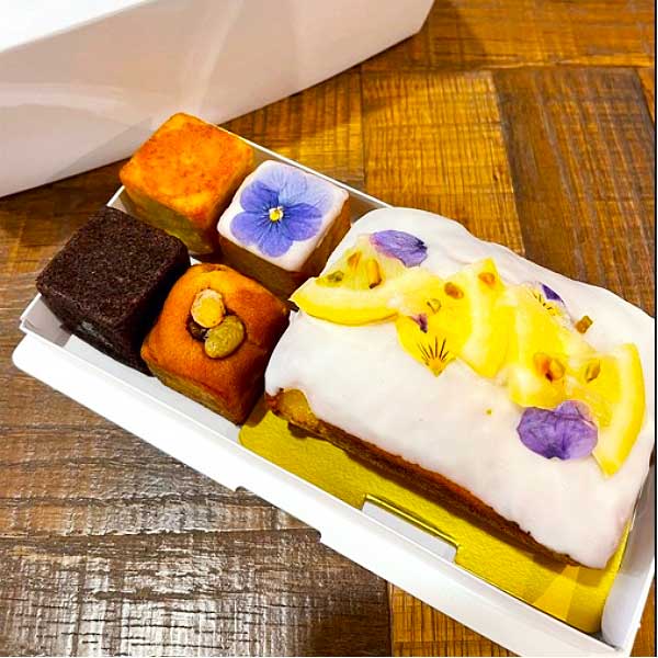 レモンケーキとミニキューブセット