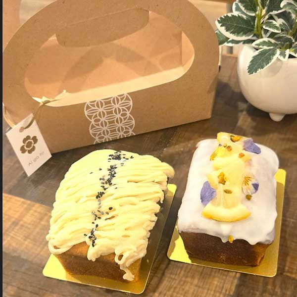 さつまいもケーキとレモンケーキセット